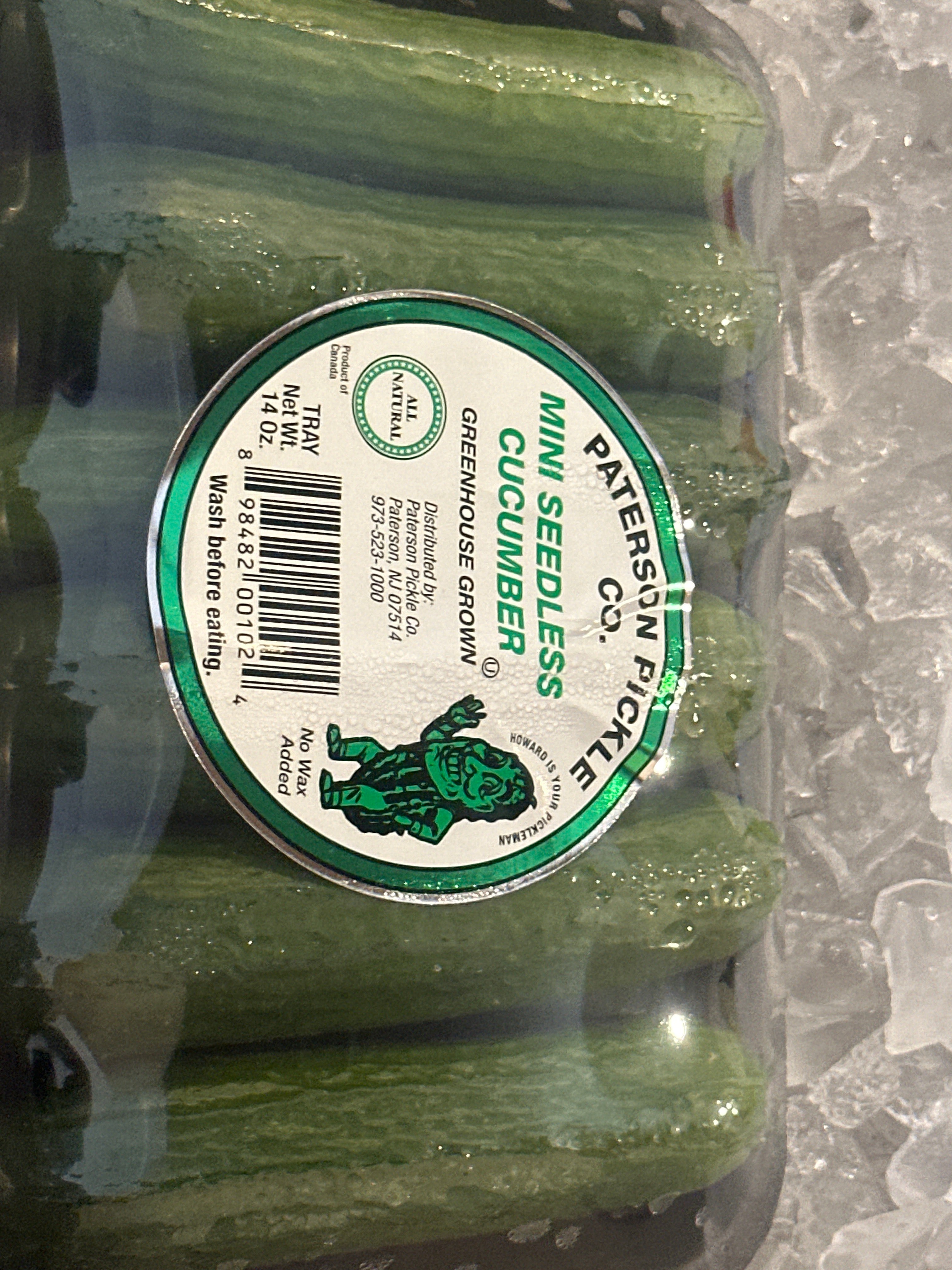 Mini cucumbers