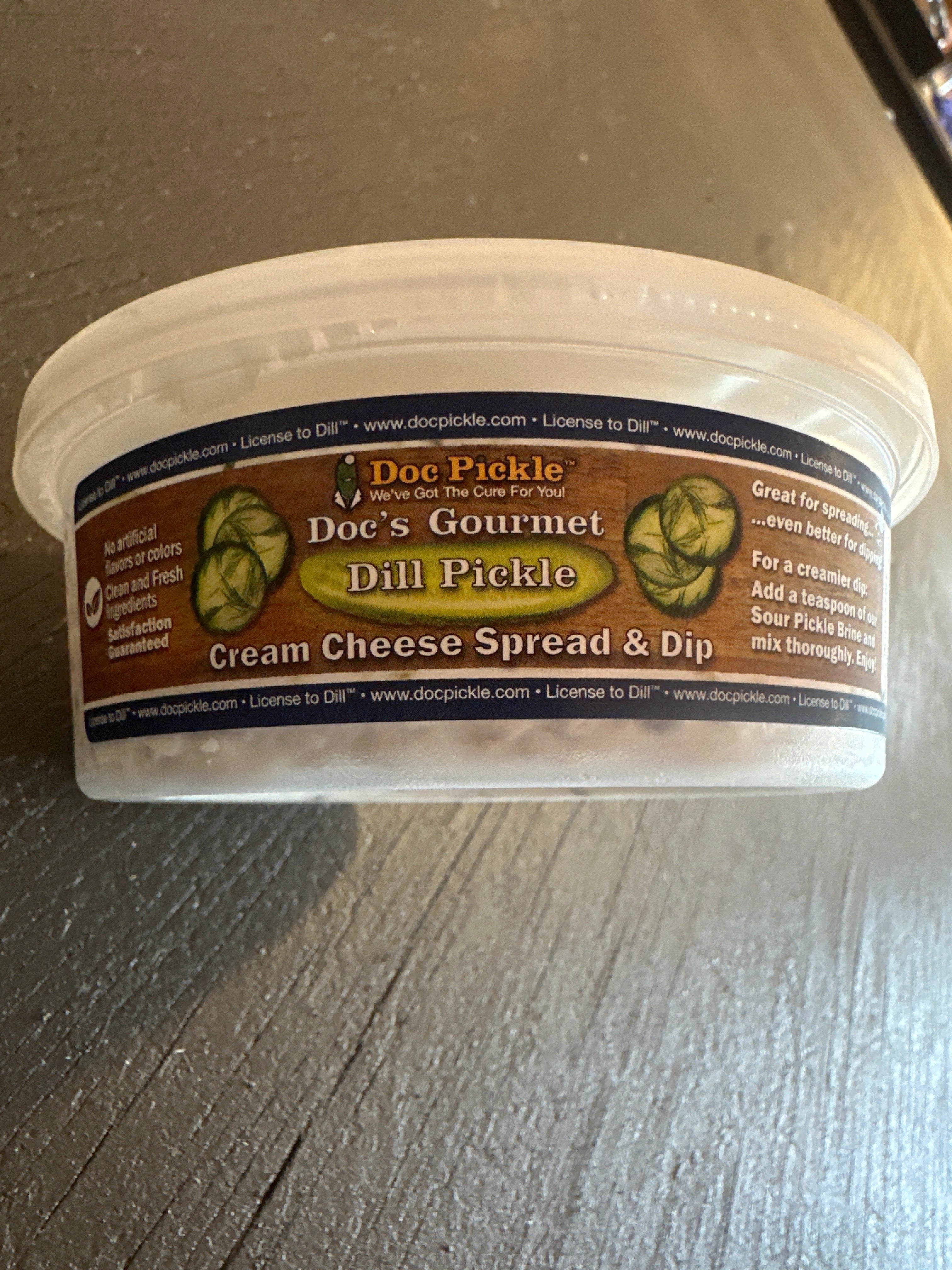 Pickle cream cheese